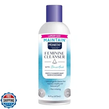 Monistat Boric Acid Feminine Cleanser, Fragrance Free Feminine Wash, 16 Fl Oz