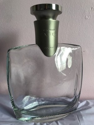 Echte leere Camus Extra Cognac Kristall Flasche 70cl