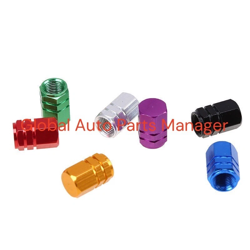 4pcs Aluminum Tire Valve Air Dust Cover Stem Caps Wheel Bike Car Truck - Image 3 of 3