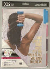 The Happy Planner - Undated Fitness Extension - Classic Size Planner 322 Pieces