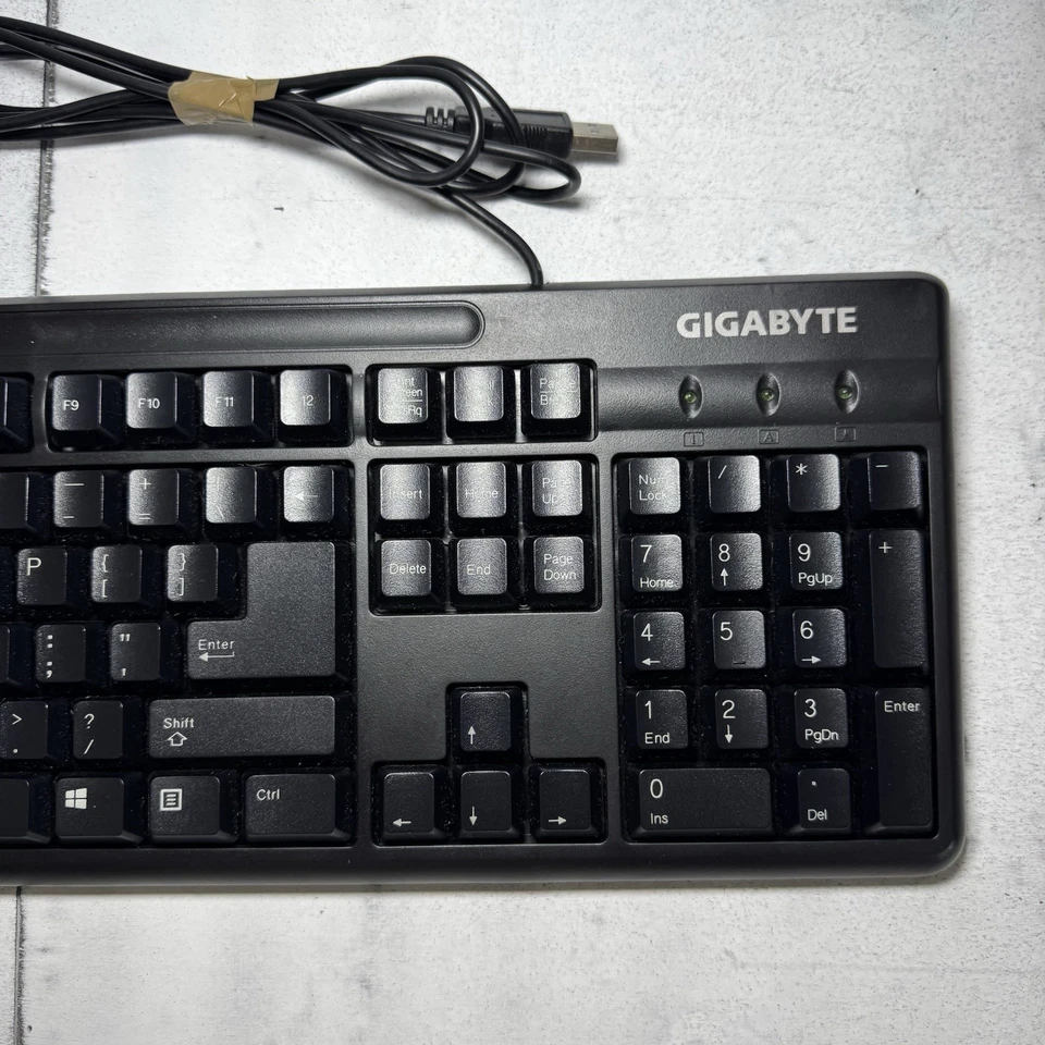 Gigabyte GK-K3100 Wired USB Keyboard H3100 Black - Image 2 of 4