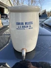 Antique Red Wing Hinman Milkers Jug Cooler Stoneware Crock Pottery Minnesota