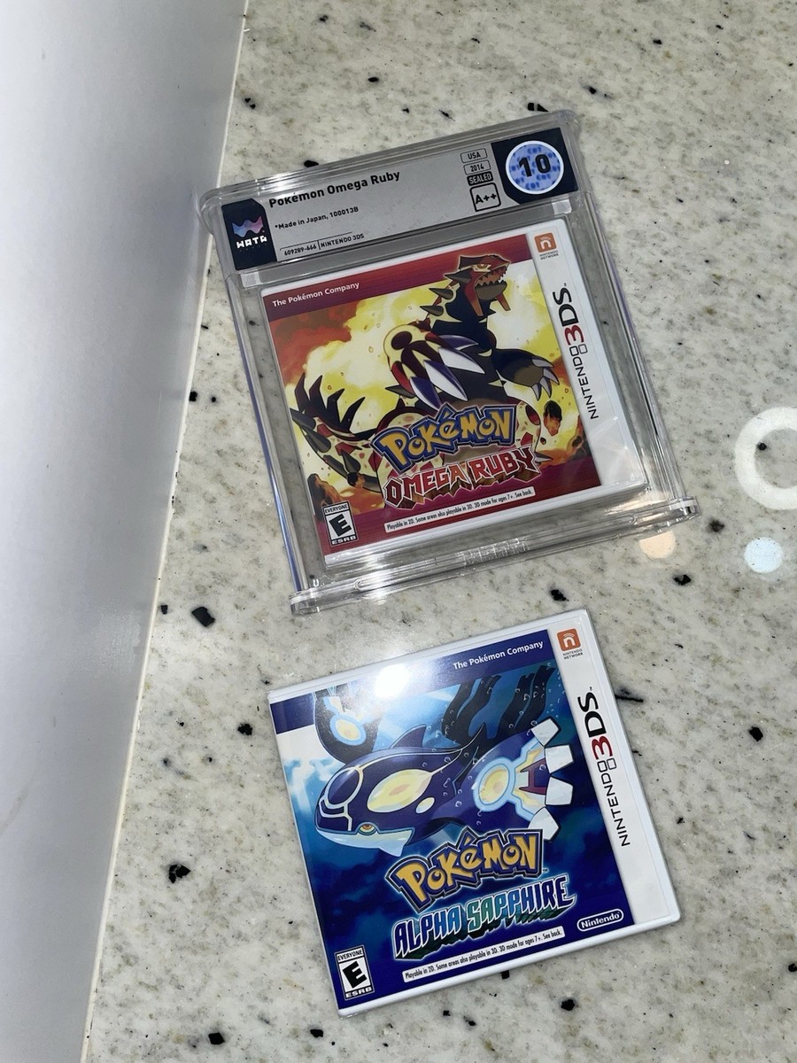 Pokémon Omega Ruby (WATA Graded 10 A++) & Alpha Sapphire (Factory
