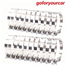 22.533.54 304 Stainless Heavy Duty T-bolt Turbo Intake Silicone Hose Clamps