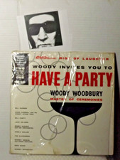 WOODY WOODBURY - INVITES YOU TO HAVE A PARTY-  DUORECORDS LP# D-58 - MONO COMEDY