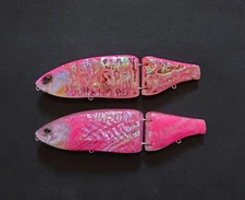 DRT Crash 9 Custom Abachi Lipless Slow Floating Swimbait Used