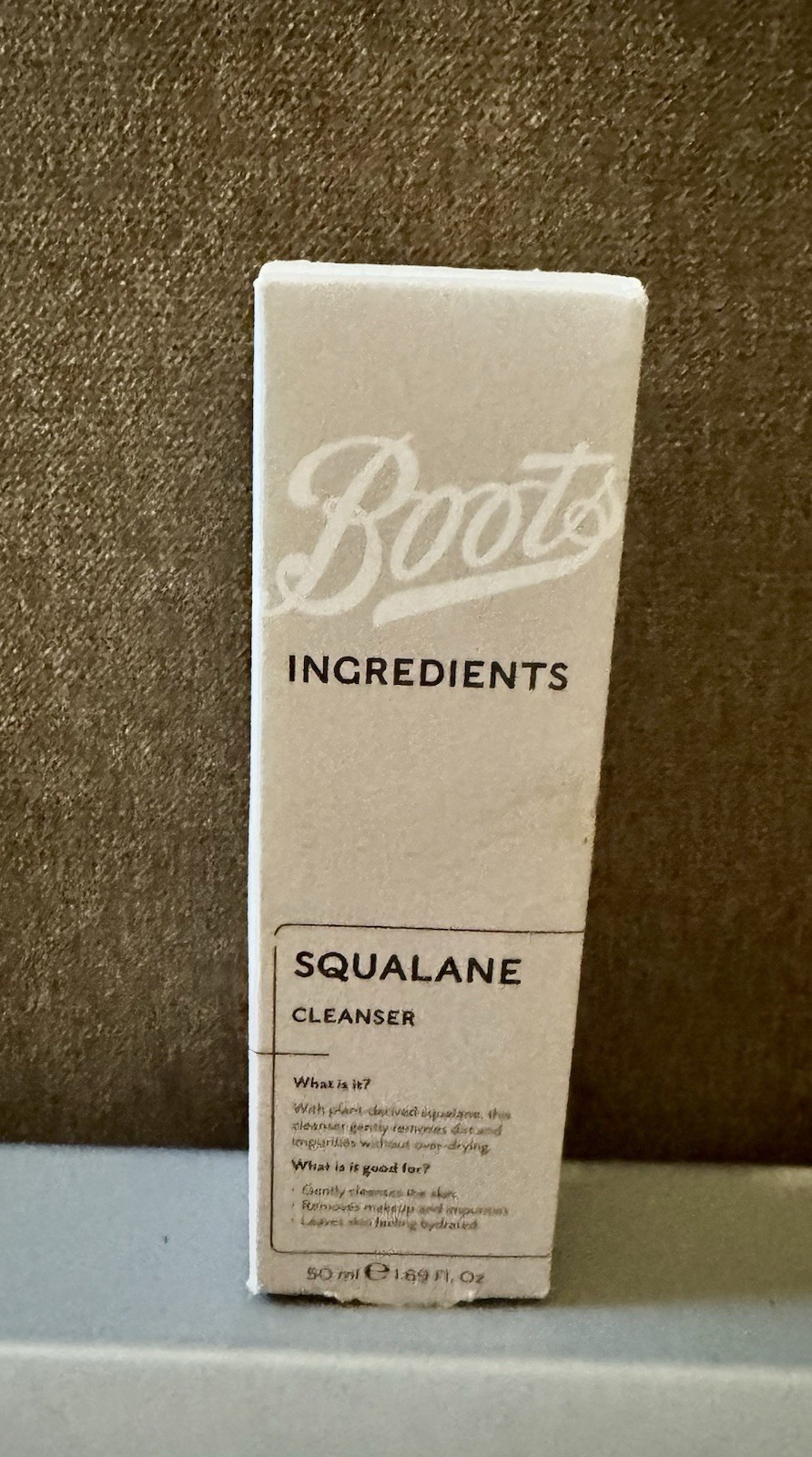 Vegan Squalane Cleanser Makeup Remover 1.69 fl oz by Boots Ingredients