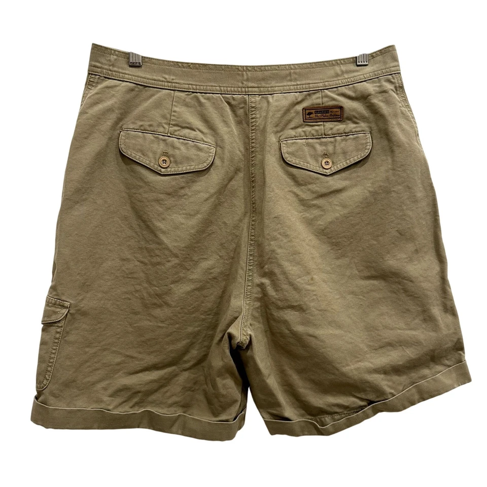 Редкие винтажные женские брюки-сафари Ralph Lauren 14 бежевый хлопок Y2K универсальные грузовые сердечники - Изображение 2 из 4