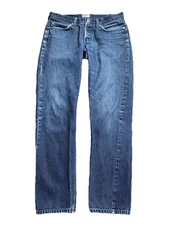 Naked & Famous Jeans Size 32x32 Raspberry Scratch N Sniff Blue