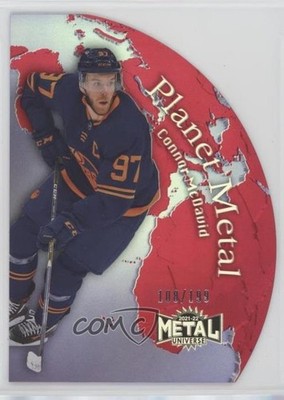 2021-22 Skybox Metal Universe Planet Red Achievement 108/199 Connor McDavid 0u20