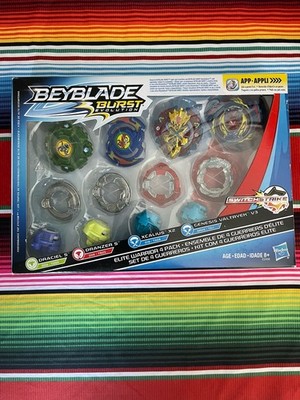 Hasbro Beyblade Burst Evolution Switch Strike Elite Warrior 4 Pack New
