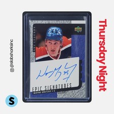 2000 UPPER DECK LEGENDS #WG WAYNE GRETZKY EPIC SIGNATURES AUTO