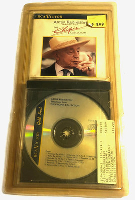 Artur Rubinstein Selections From The Chopin Collection CD RCA Gold Seal New seal