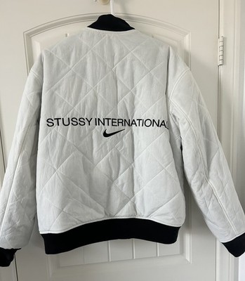 Stussy X Nike Reversible Varsity Jacket Black Size L | eBay
