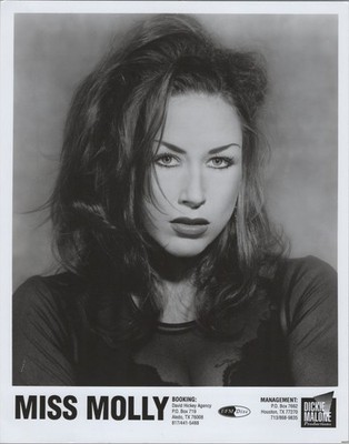 Miss Molly Black & White Press Promo Photo 8x10 Dickie Malone Productions