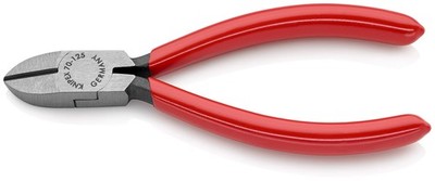 70 01 125 Diagonal Cutters, Red