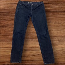 d jeans Women's Dark Wash Skinny Fit Denim Jeans Size 12