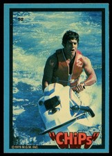 1979 Donruss Chips Card 52 Ponch On A Jet Ski. Nm