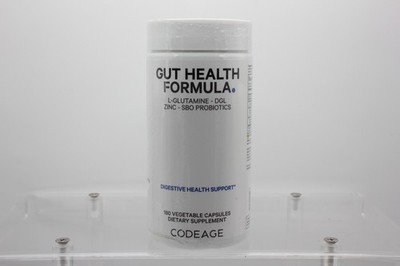 Codeage Gut Health Digestive Supplement w/ L-Glutamine, DGL, Zinc; 180 Capsules