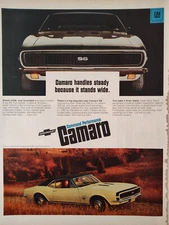 1967 LIFE Ad Advertisement Command Performance Chevrolet CAMARO SS