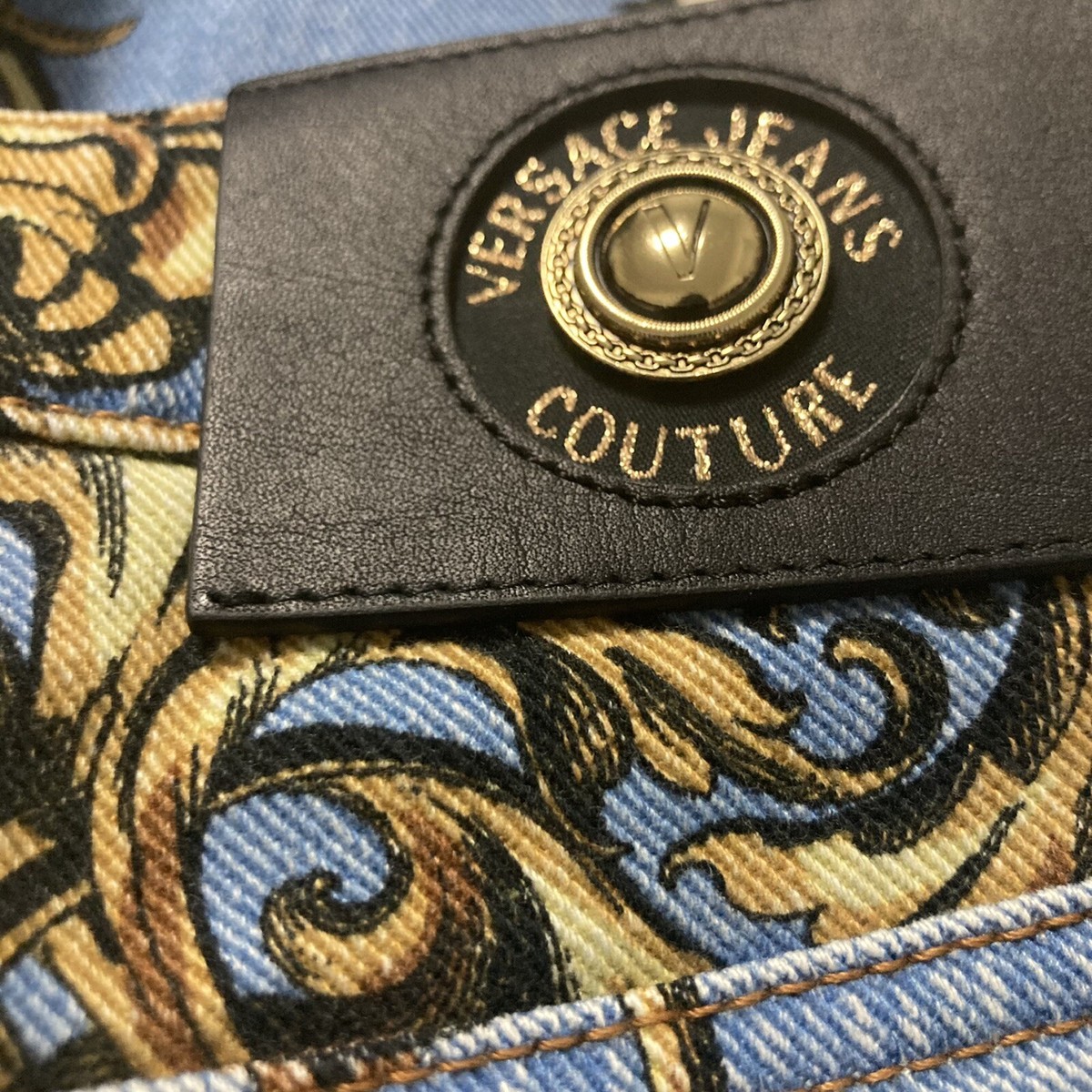New Versace Jeans Couture Regalia Baroque Print Men's Size