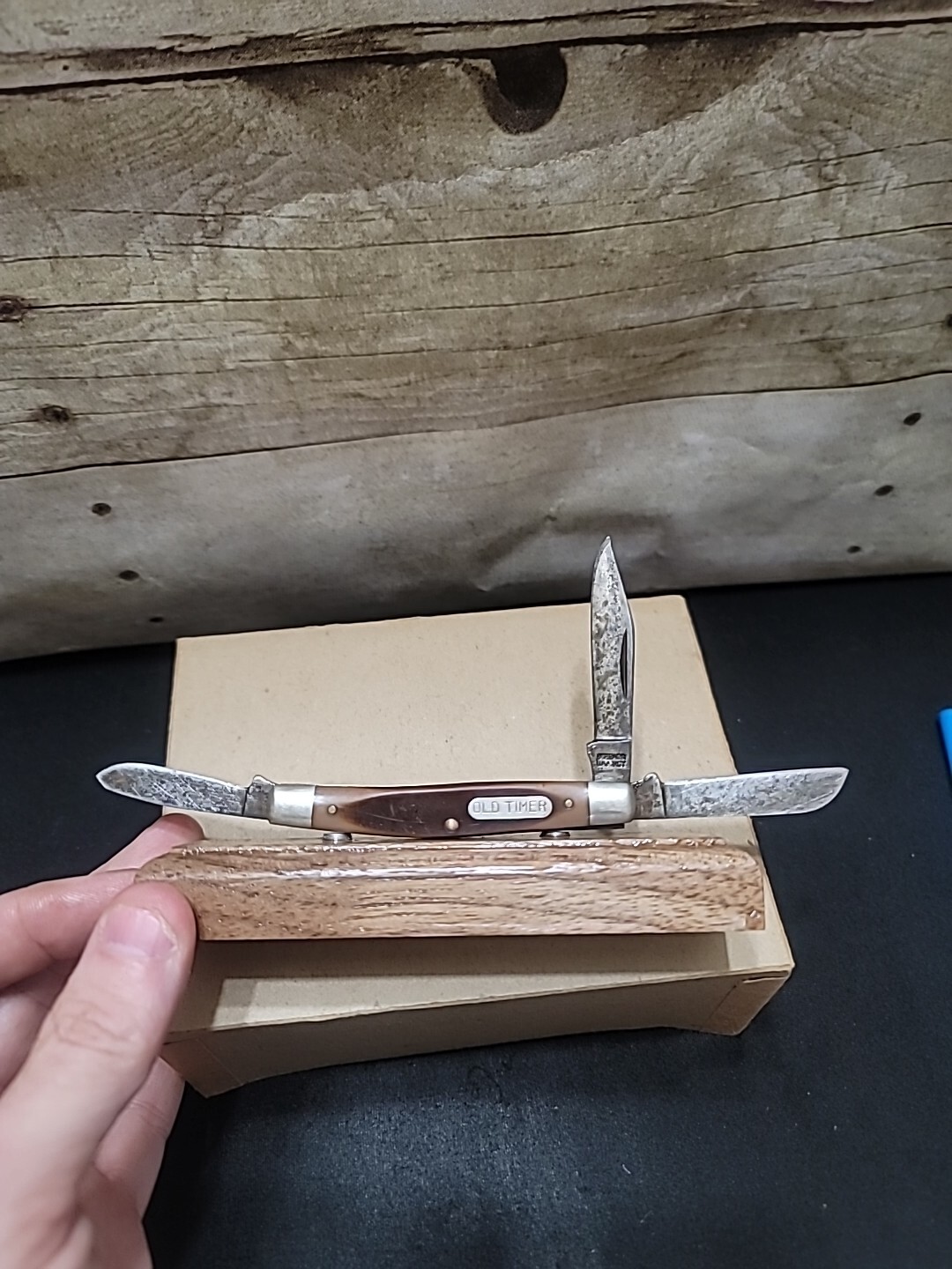 Vintage Pocket Knife (3 Blade) Schrade USA 340T 