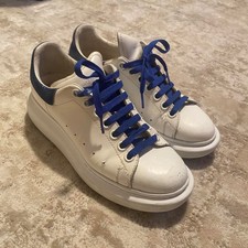 Size 8 - Alexander McQueen Oversized White Paris Blue - 553680-WHGP7-9086  for sale online | eBay