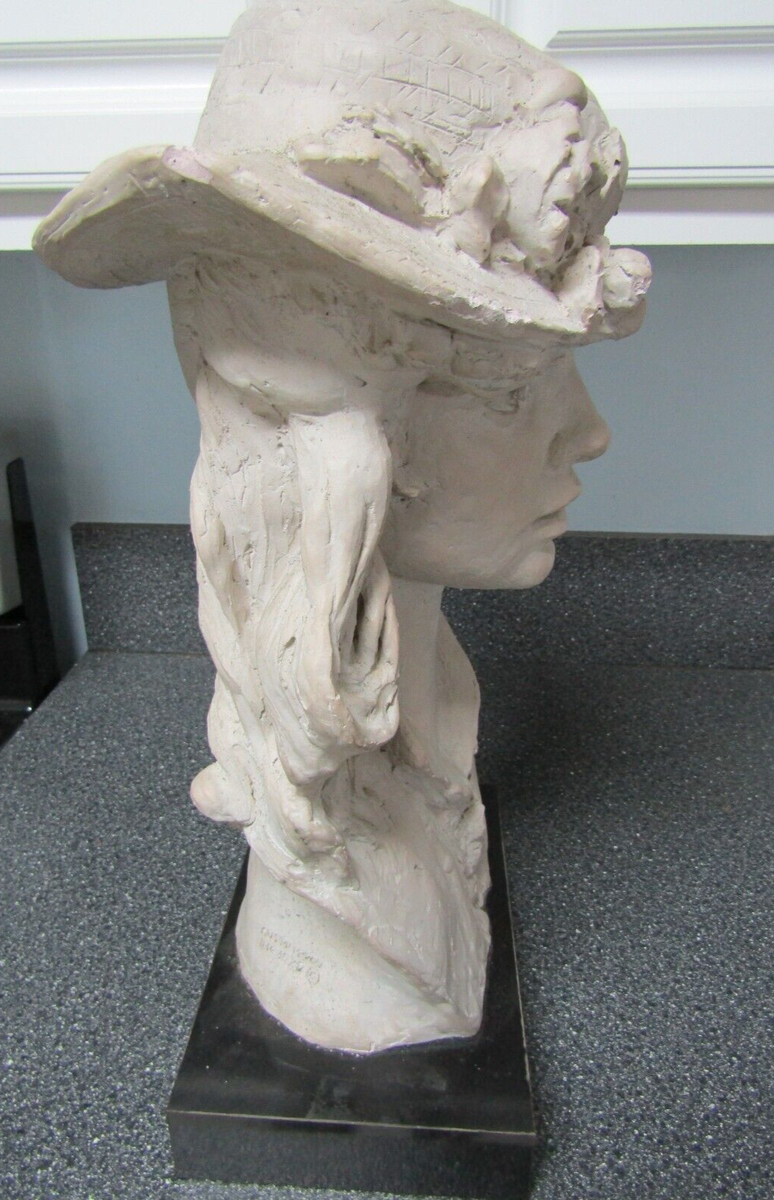1979 &quot;AUSTIN PROD&quot; FACE STATUEフェイス型オブジェ Vintage 1979 Austin Productions Inc Bust / Figurine- Lady