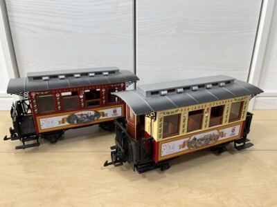 【超希少・限定品】LGB LEHMANN / レーマン 客車セット ドイツ製 Model Train LGB by Lehmann 50 Jahre Passenger Car Set N Gauge Made