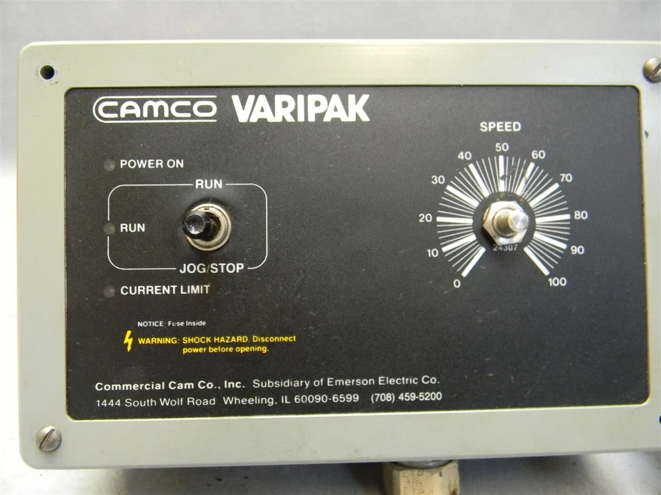 Emerson Camco Varipak 600186/92A41567000000 DC Motor Control - Image 3 of 4
