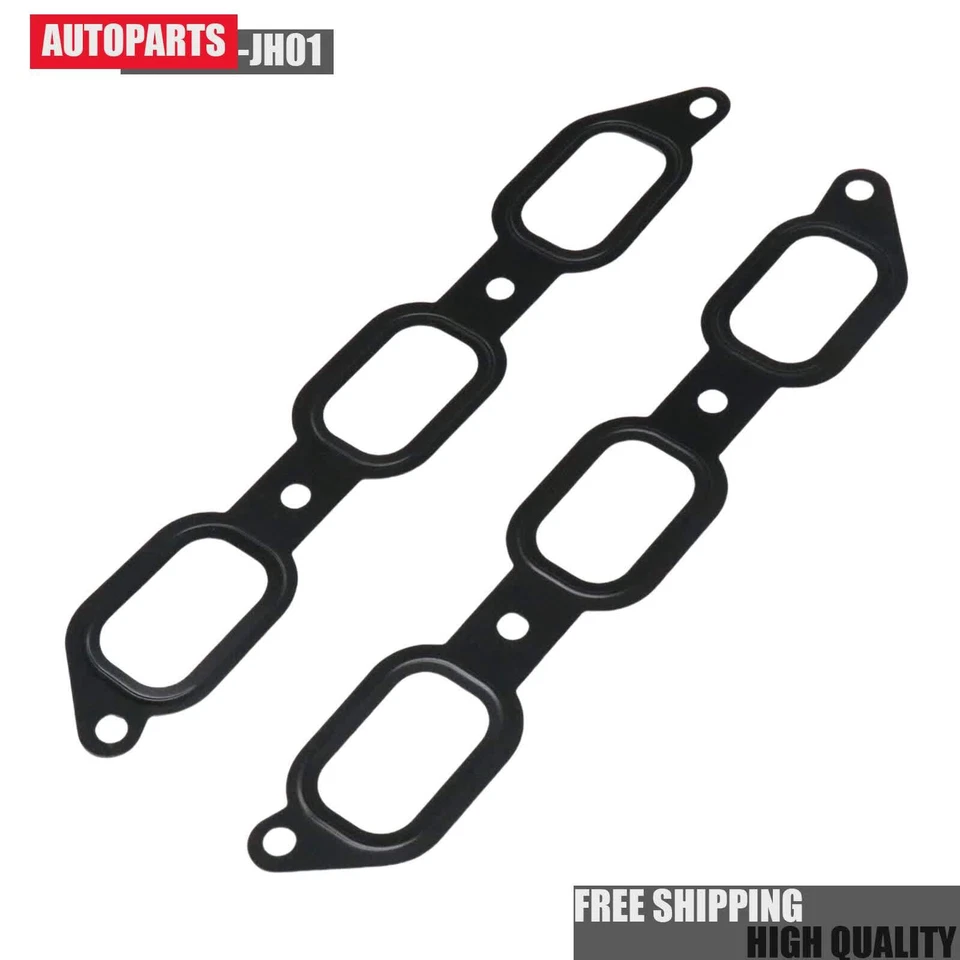 2x For 14-20 Land Rover Range Rover Sport 3.0L 5.0L Intake Manifold Gasket Black - Image 2 of 4