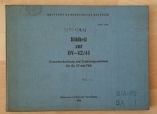 NVA Vorschrift A327/1/212 Ger&auml;tebeschreibung 57-mm-Flak Bildteil 1964