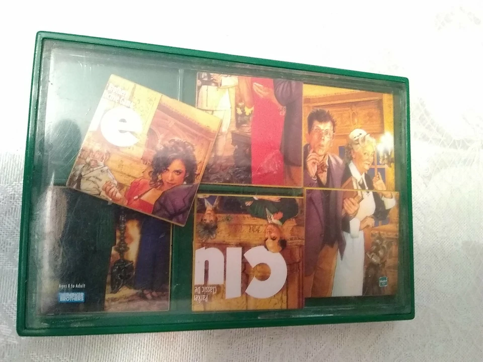 1999 Hasbro Clue Slot Challenge Game 6 Tiles Vintage Quiet Fun - Image 4 of 4