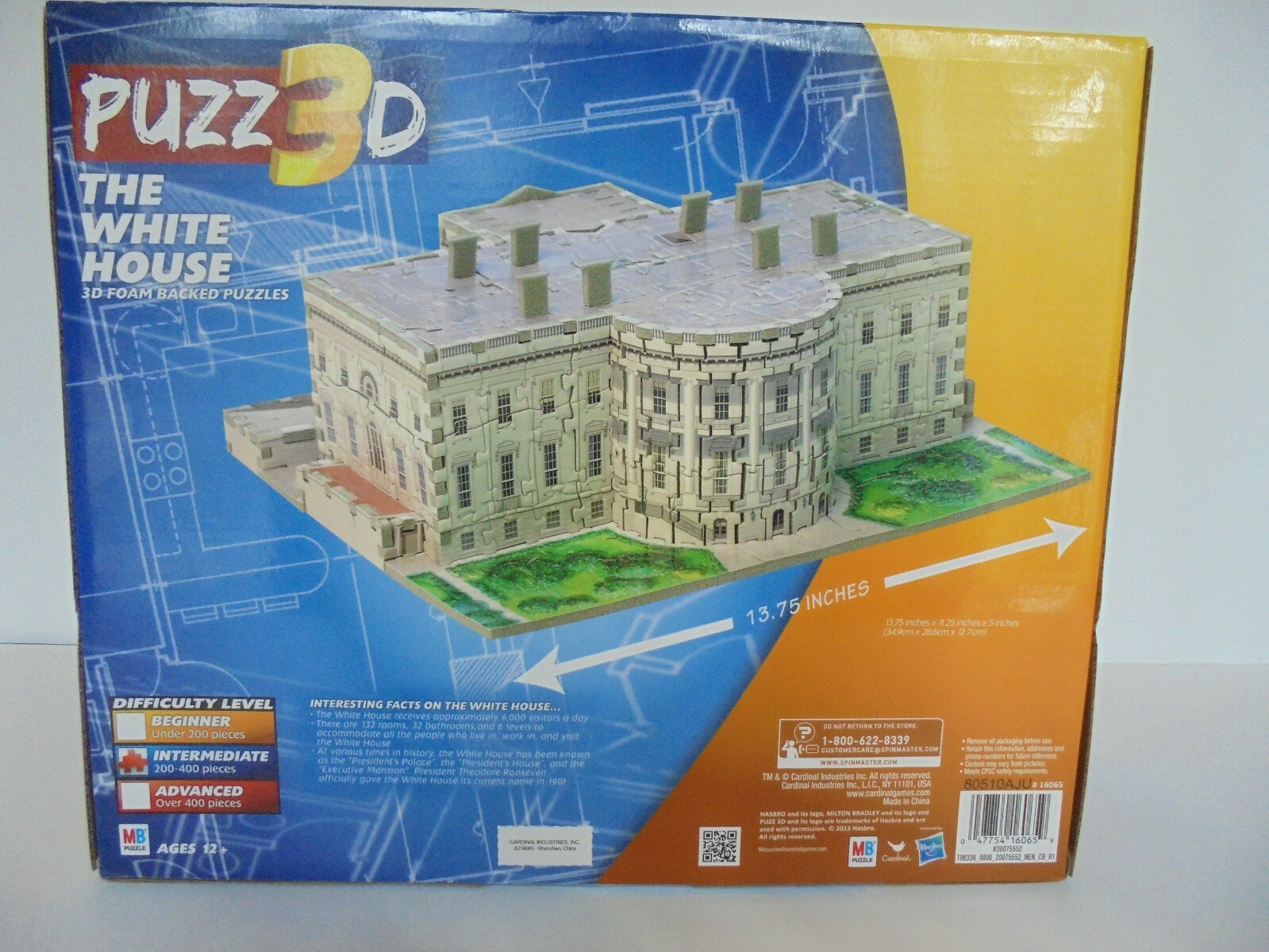 puzz 3d white house