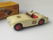 Rare Dinky Toys d'origine Austin-Healey 100 Sports Madeleine In England Ref. 109