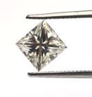 GIA loose certified 1.06ct VS2 H princess square cut brilliant diamond Natural — photo 1