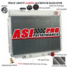 2 Row Aluminum Radiator For 1964-1966  Ford Galaxie 500,4.3L 4.7L,V8