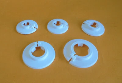 Flamco Klapprosette Rosette Abdeckung PVC weiß wählbare Größe