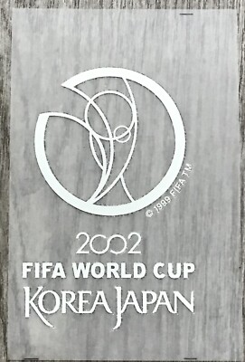 World Cup 2002 Korea Japan Iron On Patch Badge Soccer Shirt Jersey