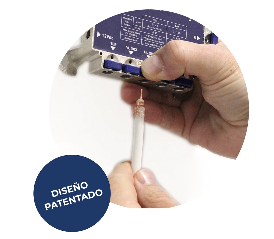 EK Multischalter 5/8 mit einem Eco Blue Quattro LNB Full HD 4K Verteiler - Bild 3 von 4