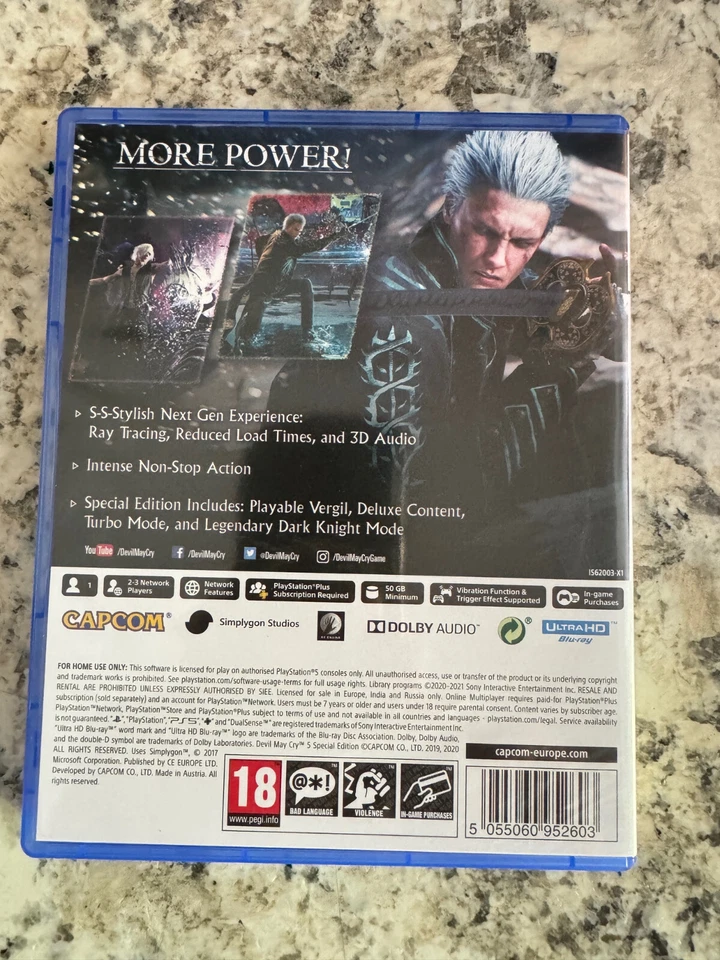 Devil May Cry Special Edition PS5 Brand New Factory Sealed PlayStation 5 DMC - Image 2 of 3