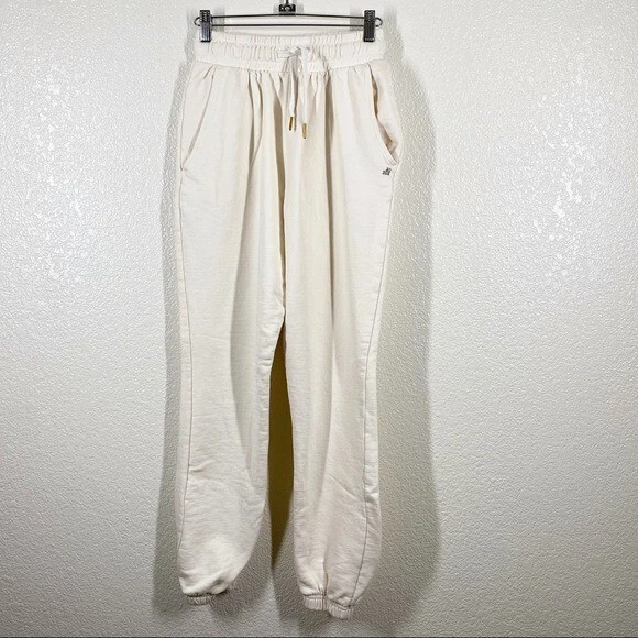 WeWoreWhat Women's Size Extra Small Jogger Sweatpants in Off White