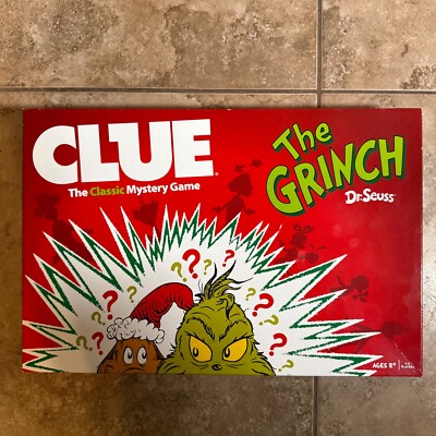 CLUE: Dr. Seuss  How the Grinch Stole Christmas   The Classic Mystery Game 100%