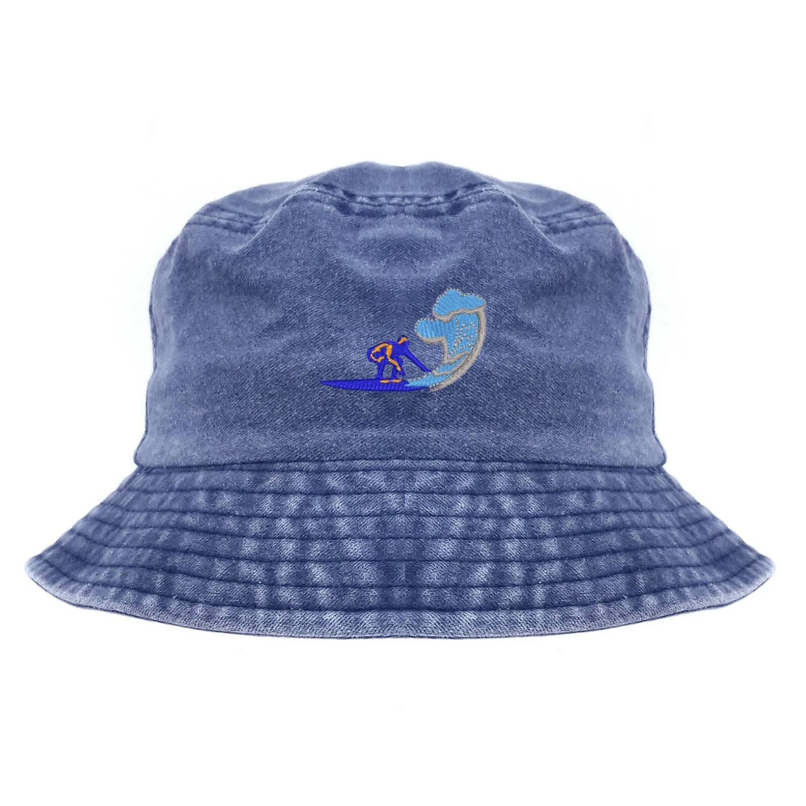 Surfing surfer embroidered bucket hat, custom bucket hat, surfing hat