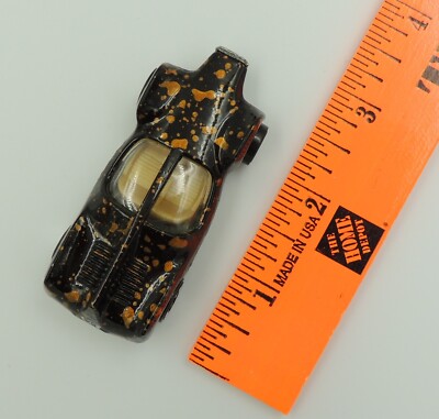 Hot Wheels Speed Seeker Vintage 1983 Mattel Black w/ Copper Spots