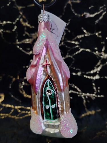 Radko Church Christmas Glass Ornament Midnight Mass 🎄 - Picture 4 of 5