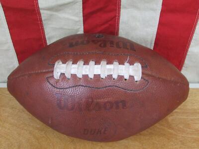 Vintage 1960s Wilson Official Leather Football The Duke w/ Laces