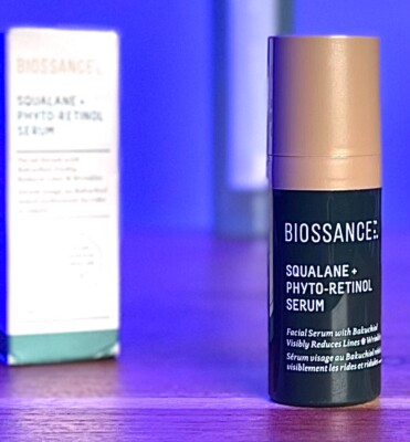 Biossance Squalane + Phyto-Retinol Serum Vegan Wrinkle Reducer 0.33 oz