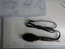 Quick Beard Styler Comb Ionic Electric Hair Straightening Heat Brush Men Women