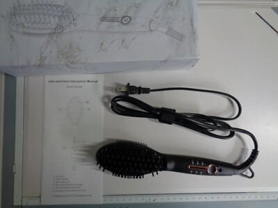 Quick Beard Styler Comb Ionic Electric Hair Straightening Heat Brush Men Women 